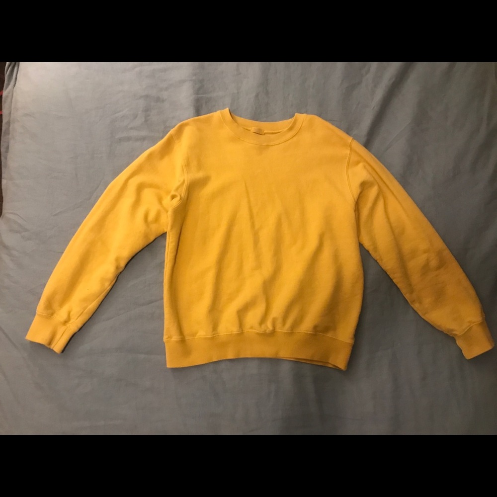 Yellow Brandy Melville/John Galt Crewneck Sweater